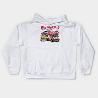 BIG WORM'S Ice Cream Truck Kids Hoodie